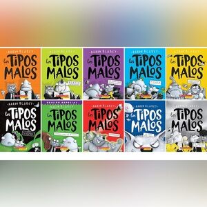 Books! Los tipos malos colección en español.The Bad Guys Spanish Series set